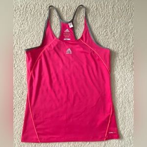 adidas Pink Racerback Tank - Size M